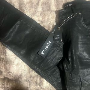 PURPLE BRAND-LOW RISE SKINNY JEAN BLACK MIDNIGHT OIL